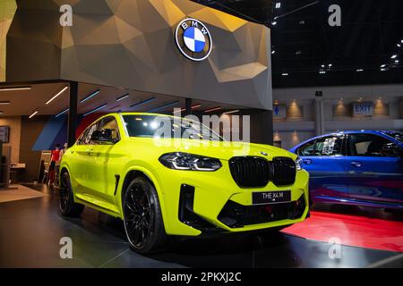 BMW X4 M auf der Bangkok International Motor Show 2023 am 21. März 2023 in Nonthaburi, Thailand. Stockfoto