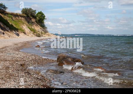 Brodtener Ufer, Naturschutzgebiet, Klippen, Travemünde, Luebeck Bay, Schleswig-Holstein, Deutschland Stockfoto