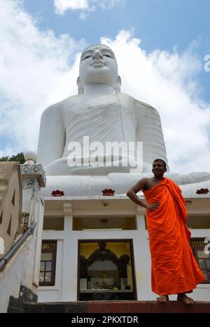 Bahiravokanda Vihara Buddha-Statue, Kandy, Sri Lanka Stockfoto