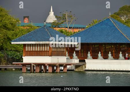 Tempel, Sima Malaka, Baira-See, Colombo, Sri Lanka Stockfoto