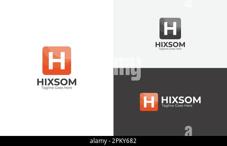 Hixsom H Letter-Logo Stock Vektor