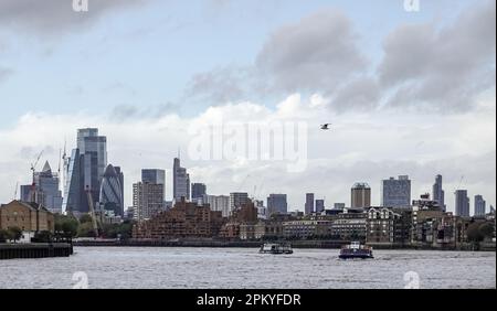 London, Großbritannien. 30. Okt. 2022. Wolkenkratzer stehen im Zentrum von London. Kredit: Jan Woitas/dpa/Alamy Live News Stockfoto