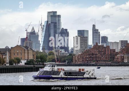 London, Großbritannien. 30. Okt. 2022. Wolkenkratzer stehen im Zentrum von London. Kredit: Jan Woitas/dpa/Alamy Live News Stockfoto