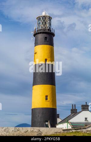 1844, St. John's Point Lighthouse, der höchste Leuchtturm an der Küste auf der Insel Irland Stockfoto