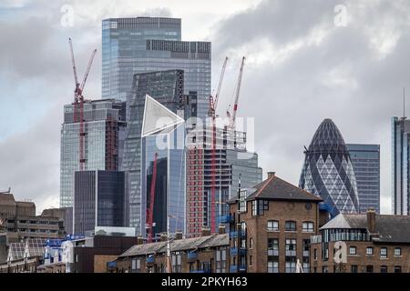 London, Großbritannien. 30. Okt. 2022. Wolkenkratzer stehen im Zentrum von London. Kredit: Jan Woitas/dpa/Alamy Live News Stockfoto