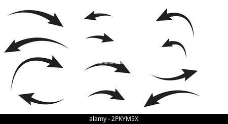 Pfgeboeile gen Sets Stock Vektor