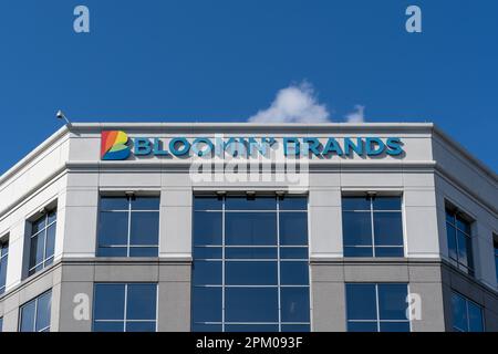 Bloomin' Brands Hauptsitz in Tampa, FL, USA. Stockfoto