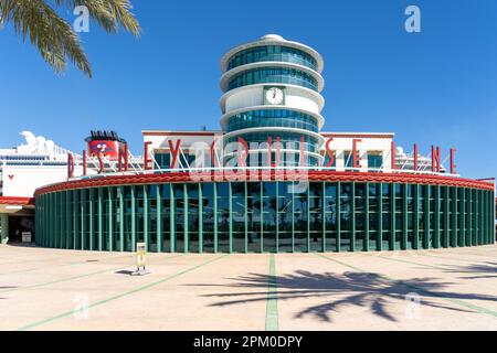 Disney Cruise Line Port Canaveral Terminal in Florida, USA. Stockfoto