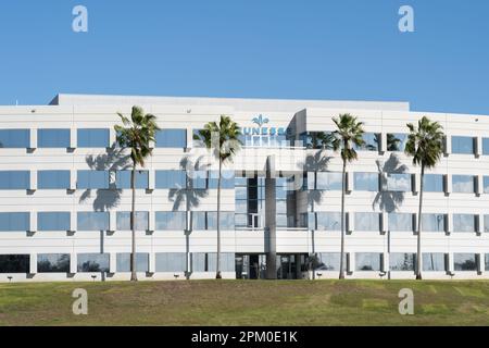 Hauptsitz der Jeunesse Global Corporate Office in Lake Mary, FL, USA. Stockfoto