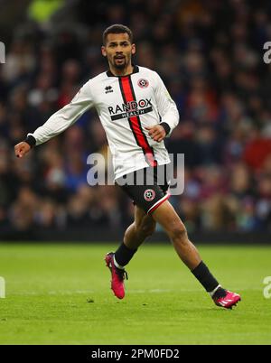 Burnley, Großbritannien. 10. April 2023. Iliman Ndiaye von Sheffield Utd während des Sky Bet Championship Spiels in Turf Moor, Burnley. Der Bildausdruck sollte lauten: Simon Bellis/Sportimage Credit: Sportimage/Alamy Live News Stockfoto