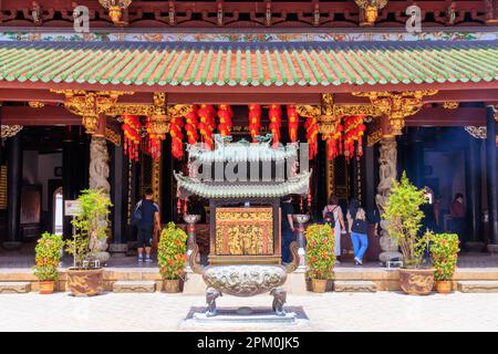 Thian Hock Keng Tempel, Singapur Stockfoto