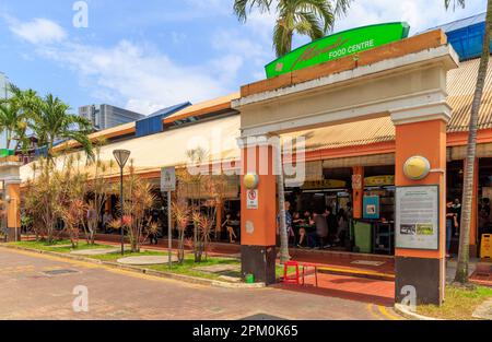 Maxwell Food Centre, Chinatown, Singapur Stockfoto