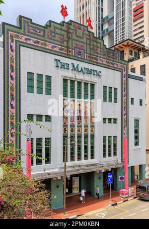 The Majestic, Eu Tong Sen Street, Chinatown, Singapur Stockfoto