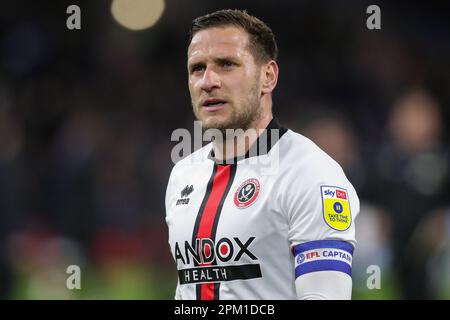 Burnley, Großbritannien. 10. April 2023. Billy Sharp #10 von Sheffield United während des Sky Bet Championship-Spiels Burnley gegen Sheffield United in Turf Moor, Burnley, Großbritannien, 10. April 2023 (Foto von James Heaton/News Images) in Burnley, Großbritannien, am 4./10. April 2023. (Foto: James Heaton/News Images/Sipa USA) Guthaben: SIPA USA/Alamy Live News Stockfoto