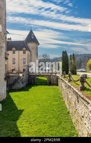 Schloss Savigny-les-Beaune (Chateau de Savigny-les-Beaune), Cote de Nuits, Burgund, Frankreich Stockfoto