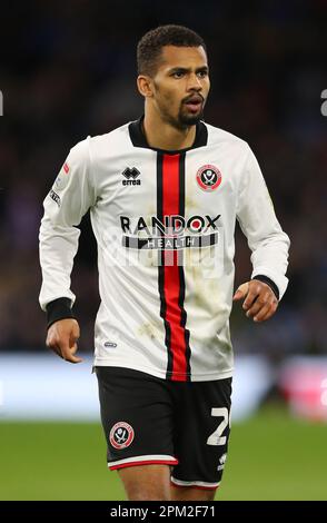 Burnley, Großbritannien. 10. April 2023. Iliman Ndiaye von Sheffield Utd während des Sky Bet Championship Spiels in Turf Moor, Burnley. Der Bildausdruck sollte lauten: Simon Bellis/Sportimage Credit: Sportimage/Alamy Live News Stockfoto