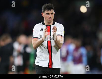 Burnley, Großbritannien. 10. April 2023. John Egan aus Sheffield Utd während des Sky Bet Championship-Spiels in Turf Moor, Burnley. Der Bildausdruck sollte lauten: Simon Bellis/Sportimage Credit: Sportimage/Alamy Live News Stockfoto