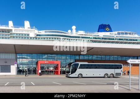 Eintritt zum Cruise Centre Steinwerder, Buchheisterstr. Hamburg, Großstadtregion Hamburg, Bundesrepublik Deutschland Stockfoto