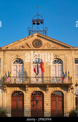 Frankreich, Gers, Auch, Bühne auf dem Weg nach Compostela, dem Rathaus Stockfoto