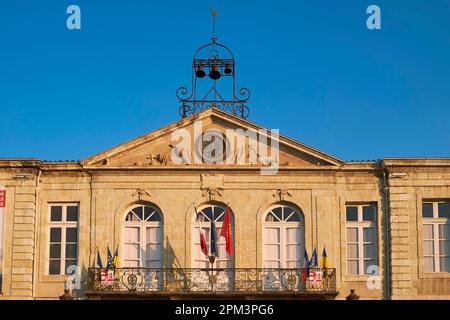 Frankreich, Gers, Auch, Bühne auf dem Weg nach Compostela, dem Rathaus Stockfoto