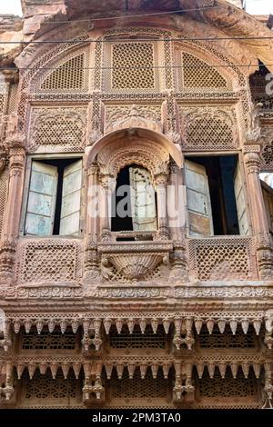 Indien, Rajasthan, Jodhpur, Fort Mehrangarh Stockfoto