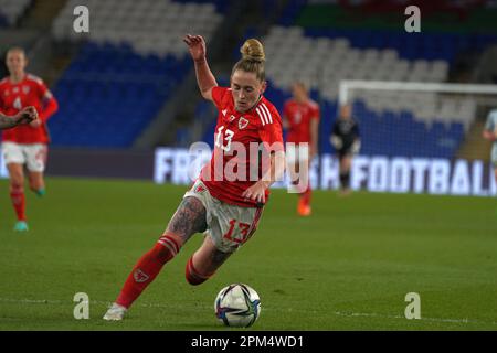 Rachel Rowe, Wales 4 gegen 1 Nordirland Stockfoto