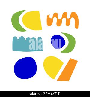 Abstrakte Darstellung von geometrischen Formen. Stock Vektor
