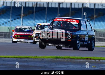 Jim Morris, Tom Shephard, VW Golf GTi Mk1, eine Stunde Rennen um ein Gitter, das die Historic Touring Car Challenge, HTCC und die Tony Dron Trophy für T kombiniert Stockfoto