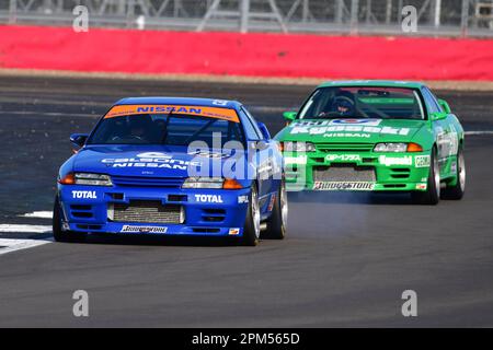 RIC Wood, Nissan Skyline GT-R, Jonathan Bailey, Andy Middlehurst, Nissan Skyline, Eine Stunde Rennen um ein Gitter, das den Historic Touring Car Chal kombiniert Stockfoto