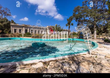 Die zerstörte Stadt Varosha in der Nähe von Famagusta, Zypern Stockfoto