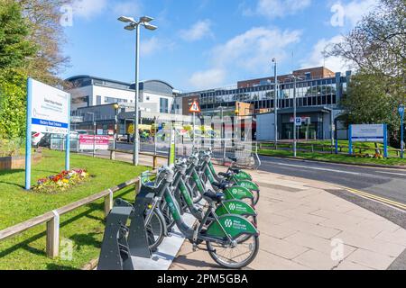 Unfall- und Notaufnahme, Good Hope Hospital, Rectory Road, The Royal Town of Sutton Coldfield, West Midlands, England, Großbritannien Stockfoto