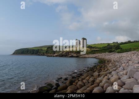 Minard Castle Dingle Halbinsel, County Kerry, Republik Irland Stockfoto