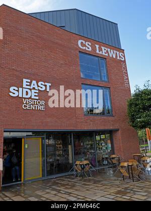 CS Lewis Square Building, East Side Visitor Centre, Visitor Centre, 402 Newtownards Road, Belfast, Nordirland, UK, BT4 1HH Stockfoto