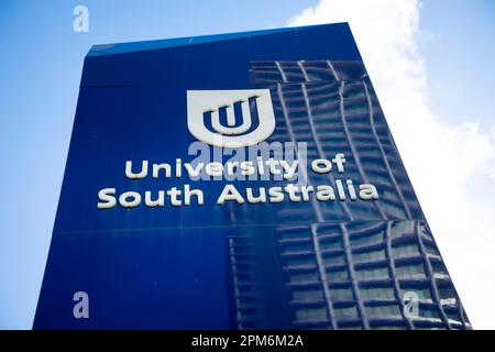 Adelaide, Australien - 1. Mai 2022: Die University of South Australia wurde 1991 in ihrer aktuellen Form gegründet Stockfoto