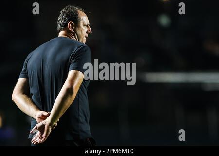 Sao Paulo, Brasilien. 11. April 2023. SP - SAO PAULO - 04/11/2023 - COPA DO BRASIL 2023, SAO PAULO X ITUANO - Rogerio Ceni Trainer von Sao Paulo während eines Spiels gegen Ituano im Morumbi Stadion für die Copa do Brasil Meisterschaft 2023. Foto: Marcello Zambrana/AGIF/Sipa USA Kredit: SIPA USA/Alamy Live News Stockfoto