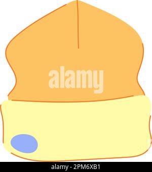 Strick Beanie hat Cartoon-Vektordarstellung Stock Vektor