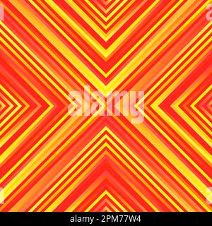 Crazy Squares - Helles geometrisches Muster mit auffälligen Neonfarben. Mehrfarbige Linien. Abstrakter geometrischer Hintergrund. Stock Vektor