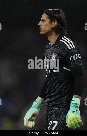 Manchester City gegen Bayern München, UEFA Champions League, Quartalsfinale, First Leg, Etihad Stadium, Manchester - Vereinigtes Königreich, 11. April 2023 Stockfoto