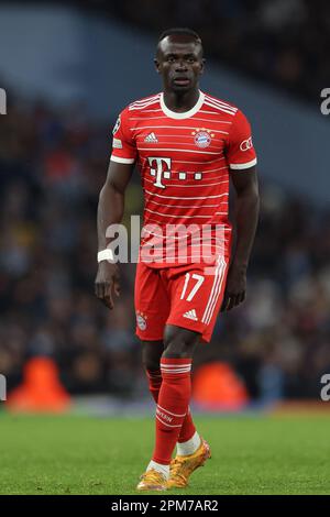 Manchester City gegen Bayern München, UEFA Champions League, Quartalsfinale, First Leg, Etihad Stadium, Manchester - Vereinigtes Königreich, 11. April 2023 Stockfoto