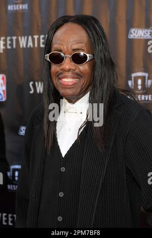 11. April 2023, Burbank, Kalifornien, USA: BURBANK, KALIFORNIEN - 11. April 2023: Verdine White auf der Premiere von Sweetwater in Los Angeles im Steven J. Ross Theatre in Warner Bros (Kreditbild: © Nina Prommer/ZUMA Press Wire) NUR REDAKTIONELLE VERWENDUNG! Nicht für den kommerziellen GEBRAUCH! Stockfoto