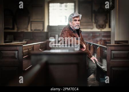 London, Großbritannien. 17. Februar 2023. Der norwegische Autor Karl Ove Knausgård wurde am 17. Februar 2023 in London, Großbritannien, fotografiert. Foto: Thomas Karlsson/DN/TT/Code 3523 Kredit: TT News Agency/Alamy Live News Stockfoto