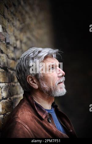 London, Großbritannien. 17. Februar 2023. Der norwegische Autor Karl Ove Knausgård wurde am 17. Februar 2023 in London, Großbritannien, fotografiert. Foto: Thomas Karlsson/DN/TT/Code 3523 Kredit: TT News Agency/Alamy Live News Stockfoto