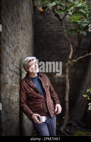 Der norwegische Autor Karl Ove Knausgård wurde am 17. Februar 2023 in London, Großbritannien, fotografiert. Foto: Thomas Karlsson / DN / TT / Code 3523 Stockfoto