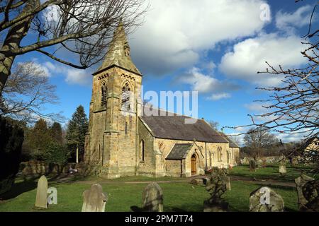 St. Peter's Church, Scremerston, Northumberland, England Stockfoto