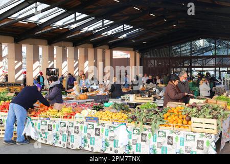 City Market, Place César Campinchi, Boulevard du ROI Jérome, Ajaccio, Corse-du-Sud, Korsika, Frankreich, Mittelmeer, Europa Stockfoto