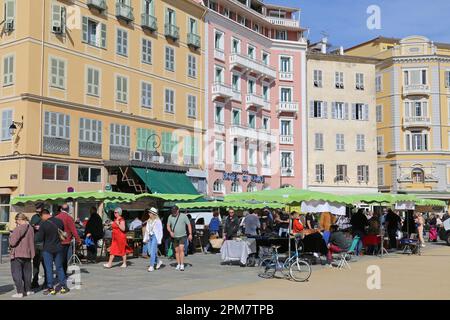 City Market, Place César Campinchi, Boulevard du ROI Jérome, Ajaccio, Corse-du-Sud, Korsika, Frankreich, Mittelmeer, Europa Stockfoto