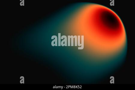 Abstrakter, verschwommener verlaufender Hintergrund in hellen Farben. Farbverlauf Neon. Verschieben eines abstrakten, unscharfen Hintergrunds auf dunklen Hintergrund Stockfoto