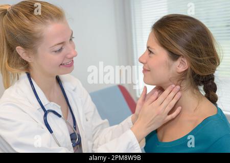 Arztgefühlsbetonte Drüsen Stockfoto