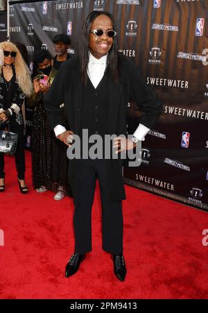 Burbank, Kalifornien, USA. 11. April 2023. Verdine White besucht die Premiere von „Sweetwater“ in Los Angeles im Steven J. Ross Theatre auf den Warner Bros Grundstück am 11. April 2023 in Burbank, Kalifornien. Kredit: Jeffrey Mayer/Jtm Photos/Media Punch/Alamy Live News Stockfoto