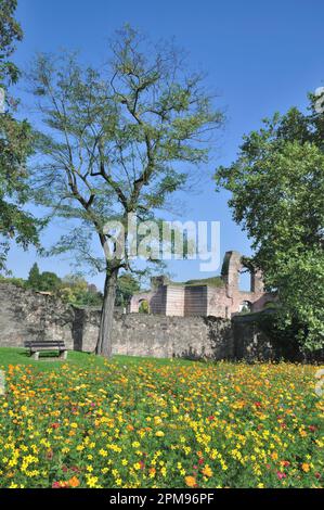 Ruinen der kaiserlichen Bäder in Trier, Moseltal, Rheinland-Pfalz, Deutschland Stockfoto